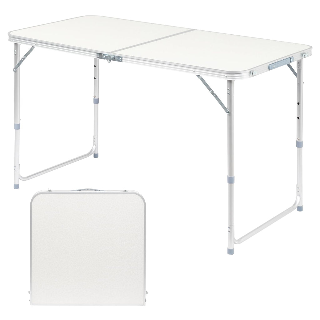 Folding Portable Camping Table White K654256