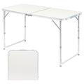 Folding Portable Camping Table White K654256