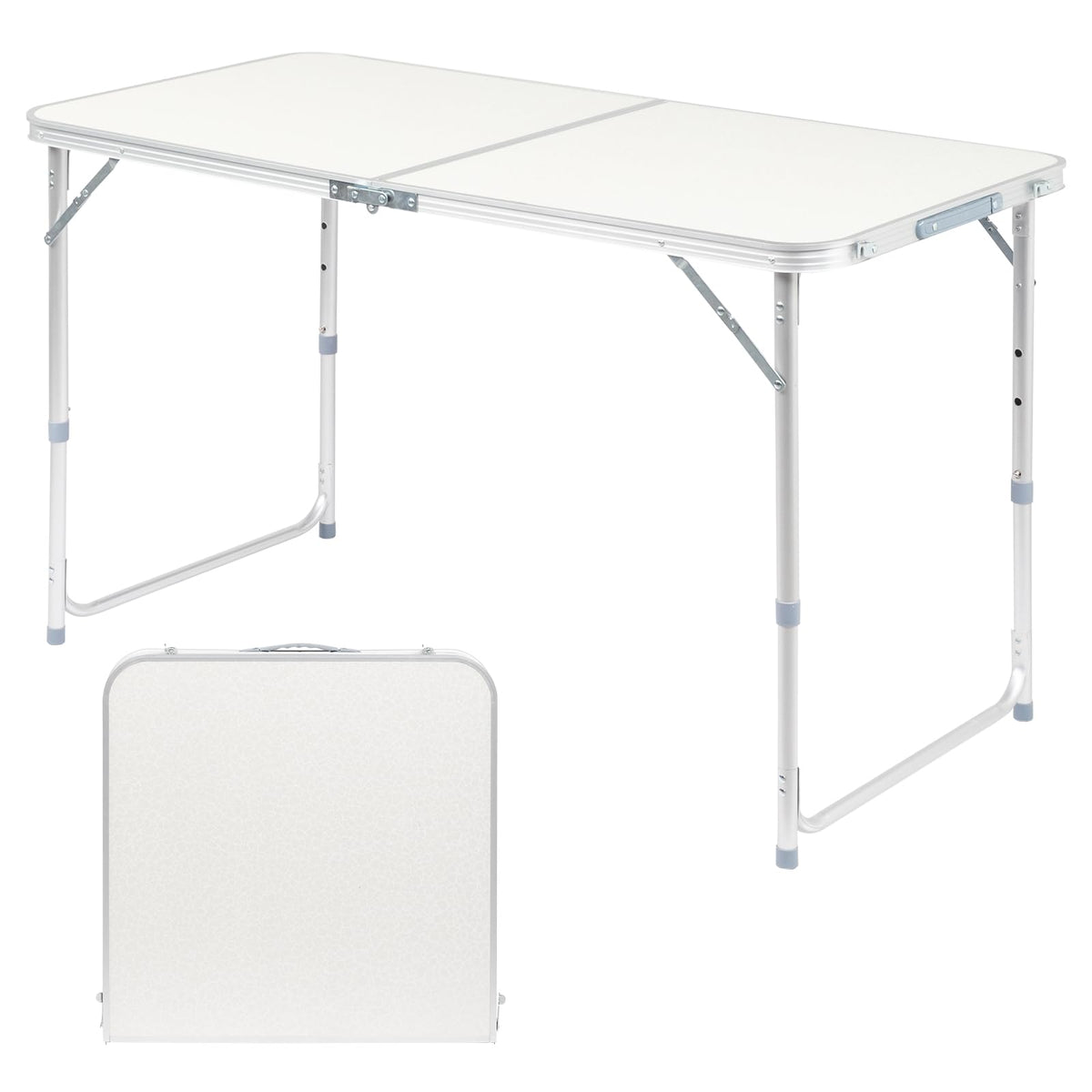 Folding Portable Camping Table White K654256