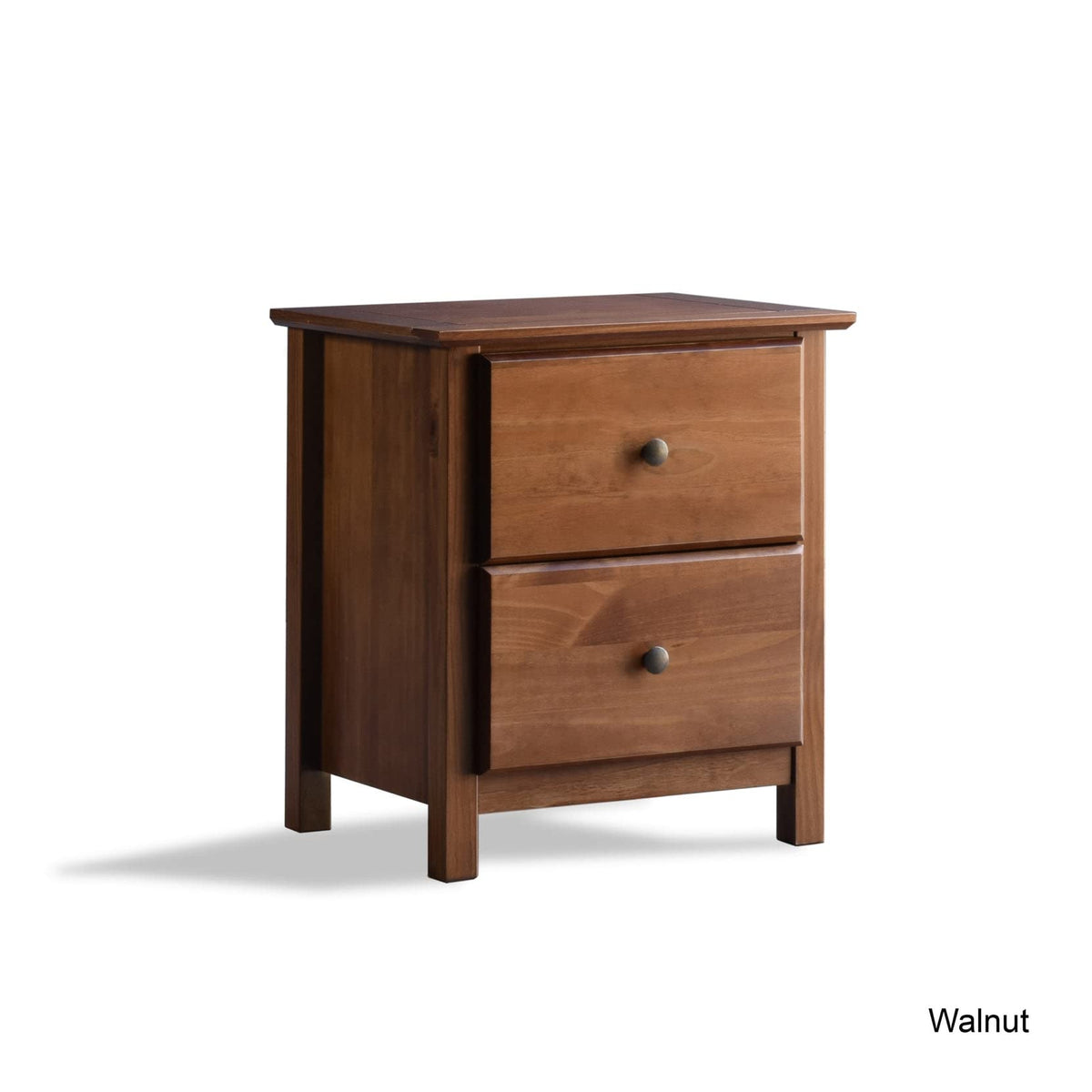 2-Drawer Solid Wood Nightstand B52860