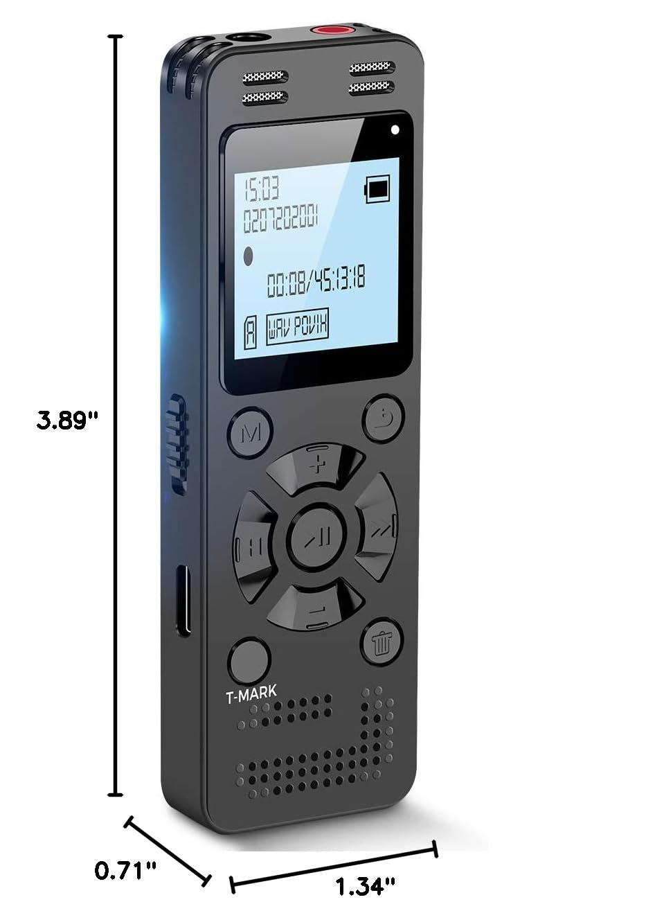 128GB Digital Voice Recorder with Playback Z658283