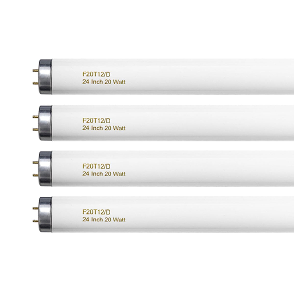 20 Watt T12 Fluorescent Tube Light Bulb Daylight 4 Count Q814374