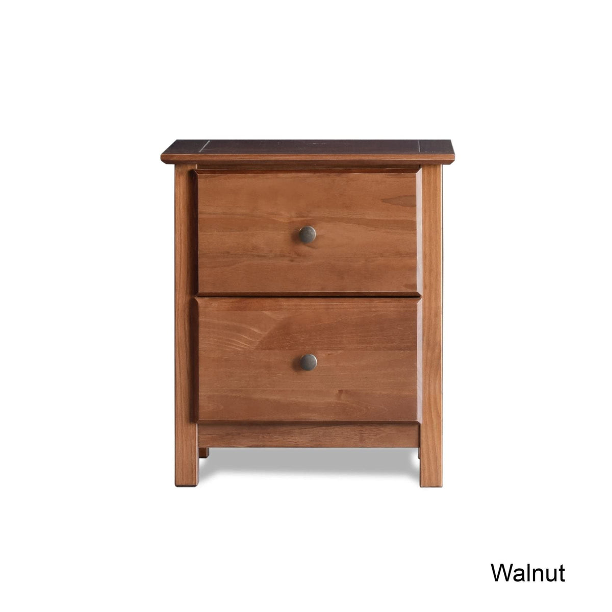 2-Drawer Solid Wood Nightstand B52860