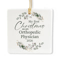 Ceramic 3-inch Square Ornament P703