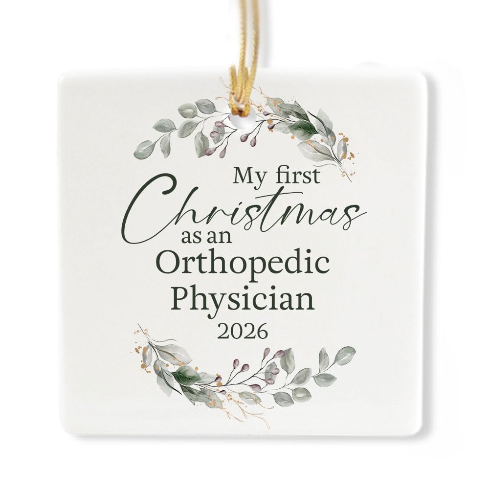 Ceramic 3-inch Square Ornament P703