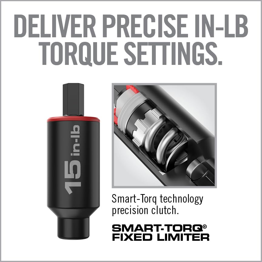 Fixed Torque Limiter with 1/4" Hex Drivers and Bits S193