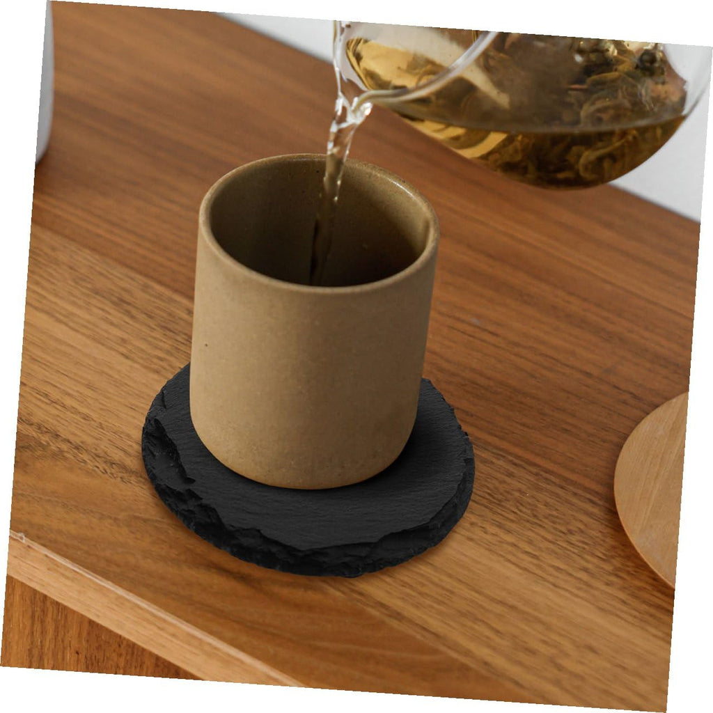 6pcs Stone Coasters Set with Non Slip Bottom U903467