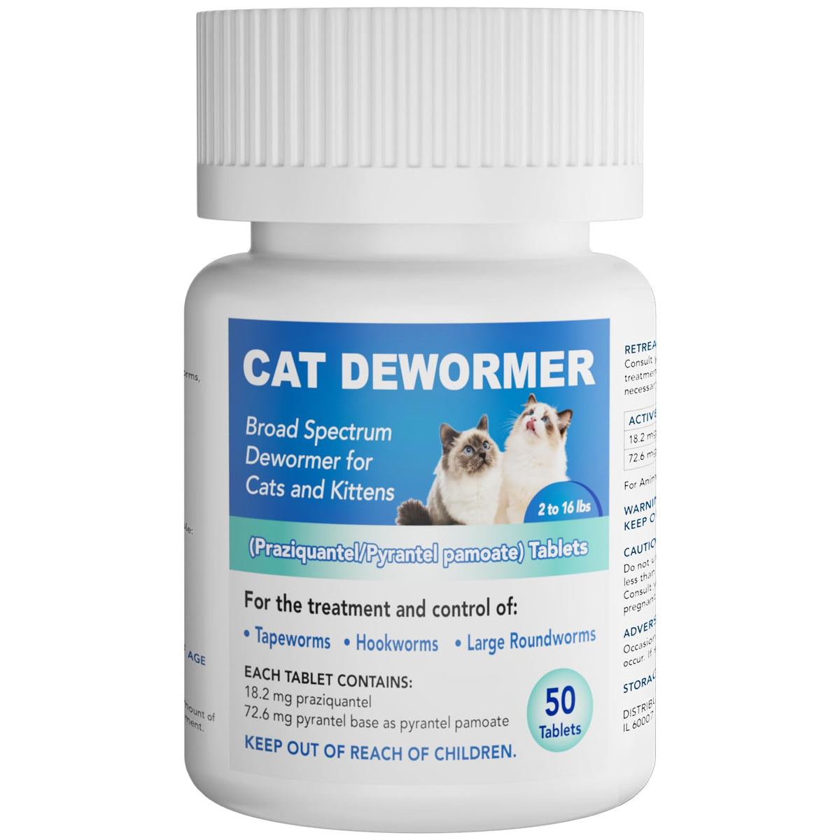Cat Dewormer All Worms Broad Spectrum Q34748