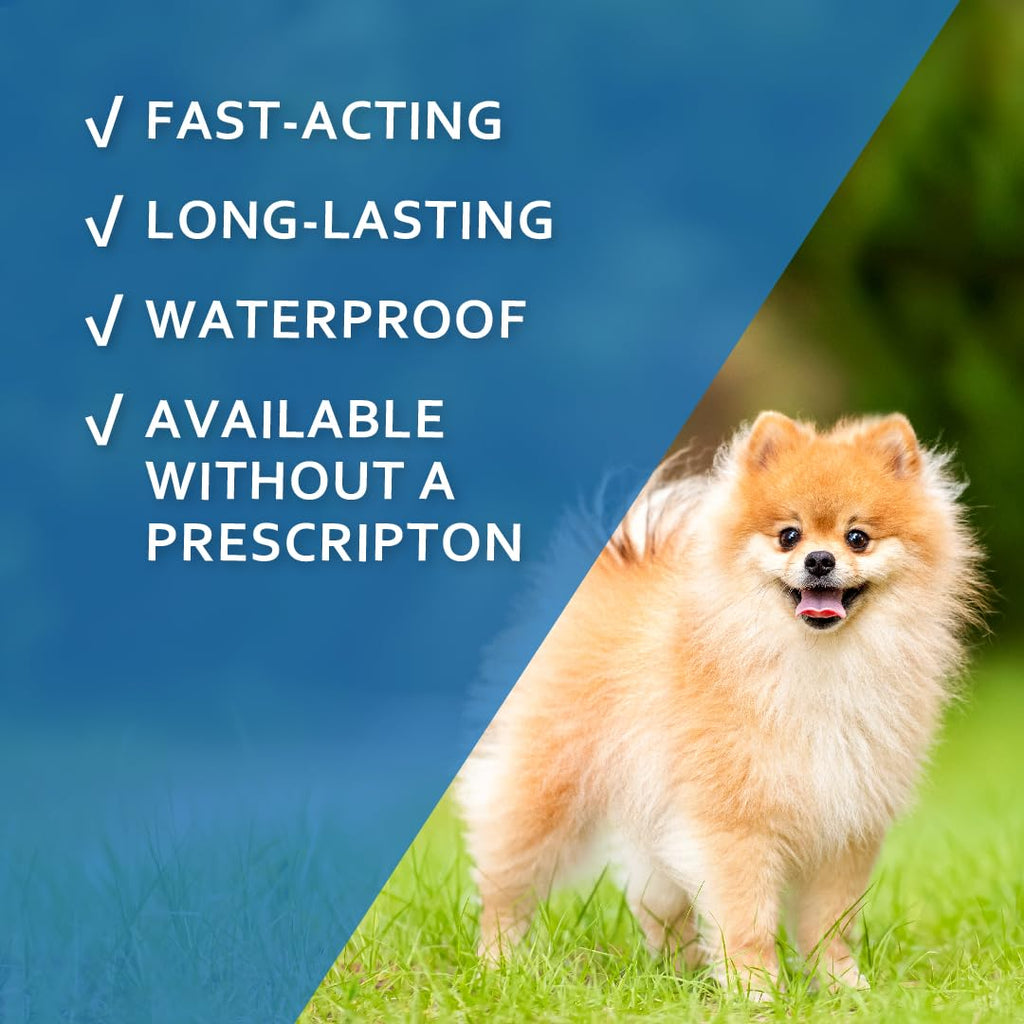 Flea and Tick Prevention for Dogs 23-44 Pounds 6 Month Supply E190