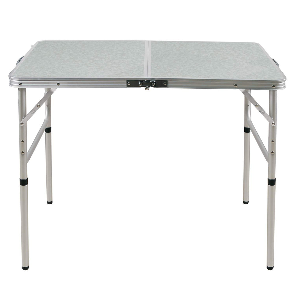 Lightweight Portable Aluminum Folding Camping Table with Adjustable Legs F343