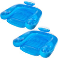 Inflatable Pool Float Lounge Chair with Cup Holders X10640