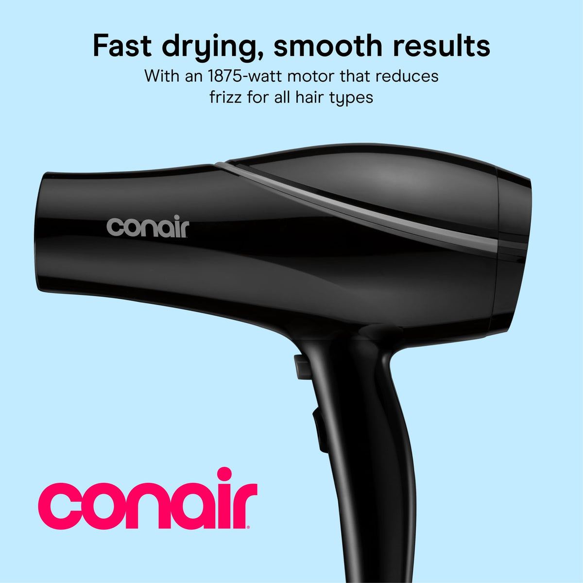 Black Ceramic Hair Dryer with Concentrator Attachment T701