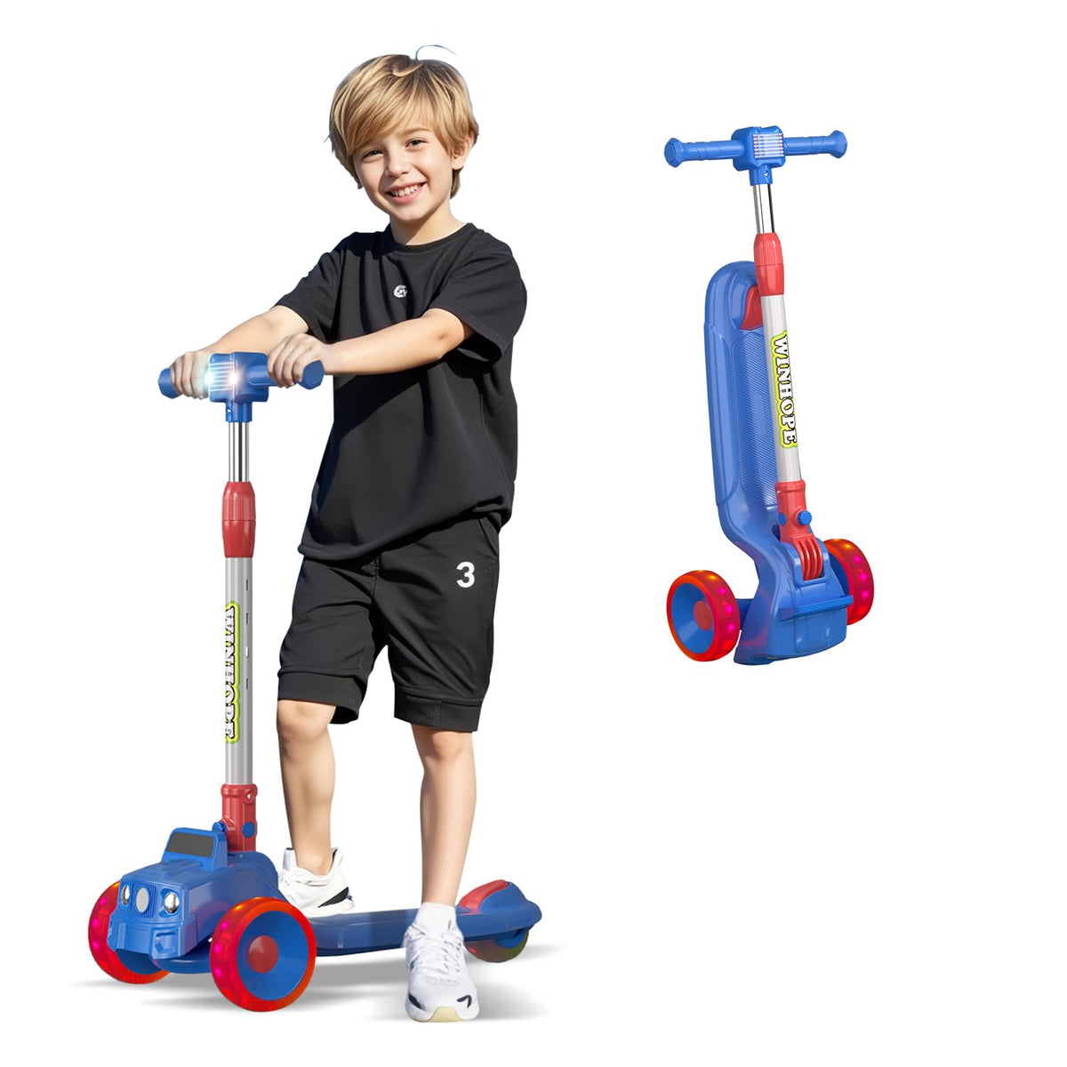 Foldable 3 Wheel Kids Scooter W2092