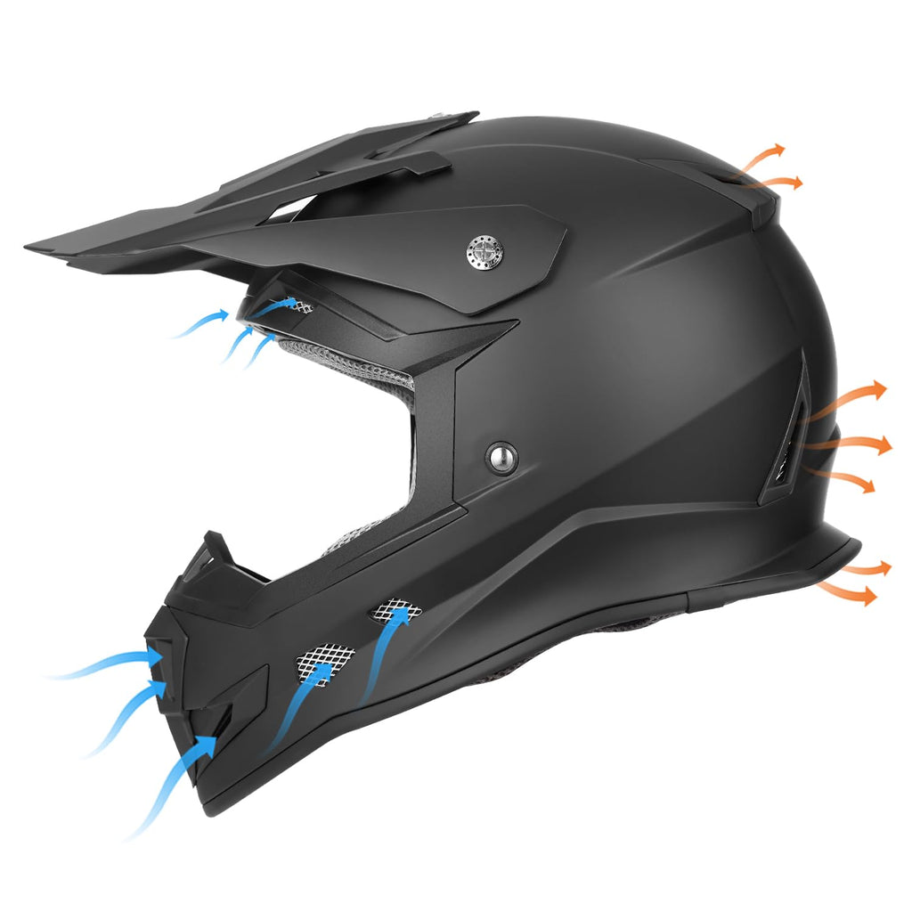 Full-Face Dirt Bike Motocross Helmet P4448