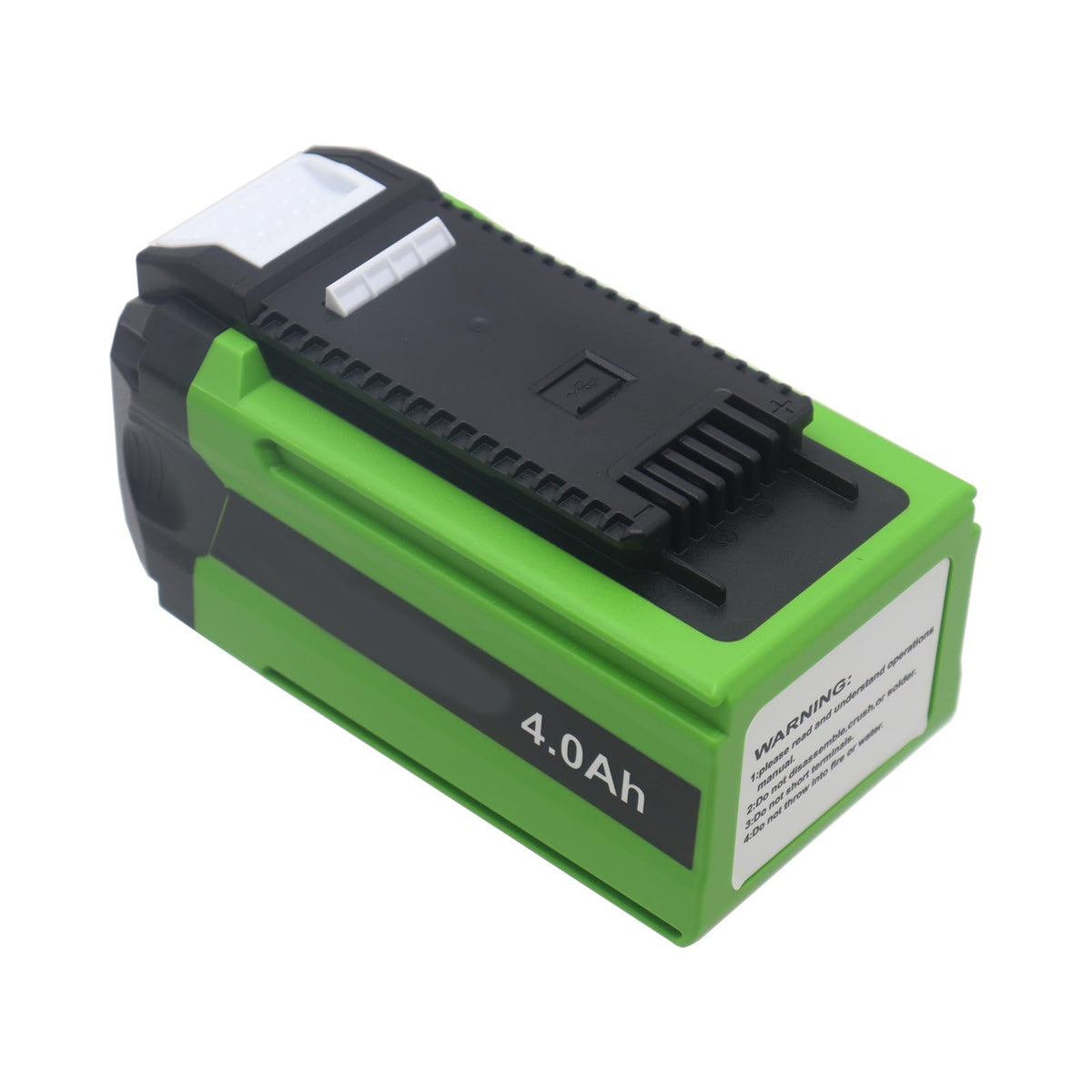 40V 4.0Ah Battery Replacement for Cordless Power Tools with USB D3136