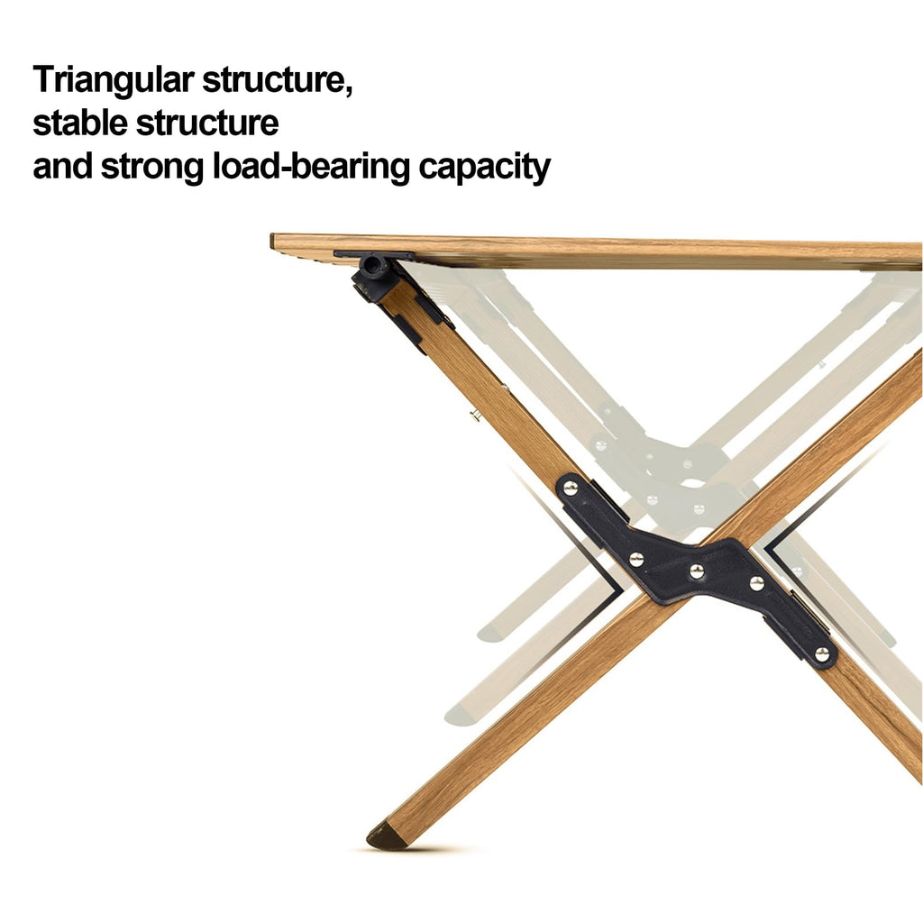Folding Aluminum Camping Table with Carry Bag F66517