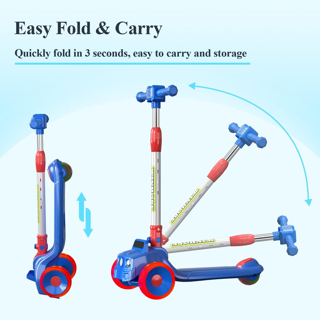 Foldable 3 Wheel Kids Scooter W2092