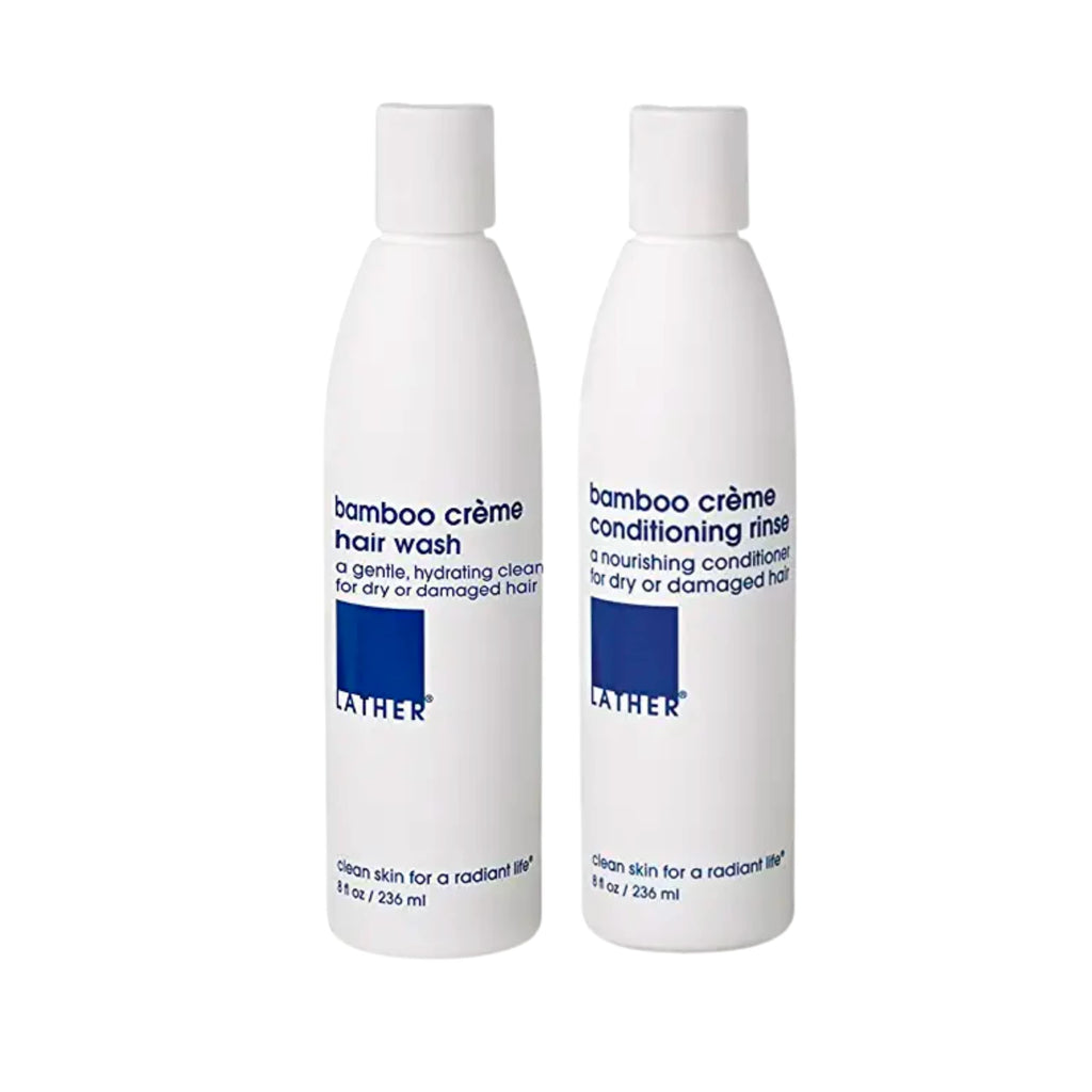 Bamboo Crème Shampoo and Conditioner Set with Essential Oils I245047