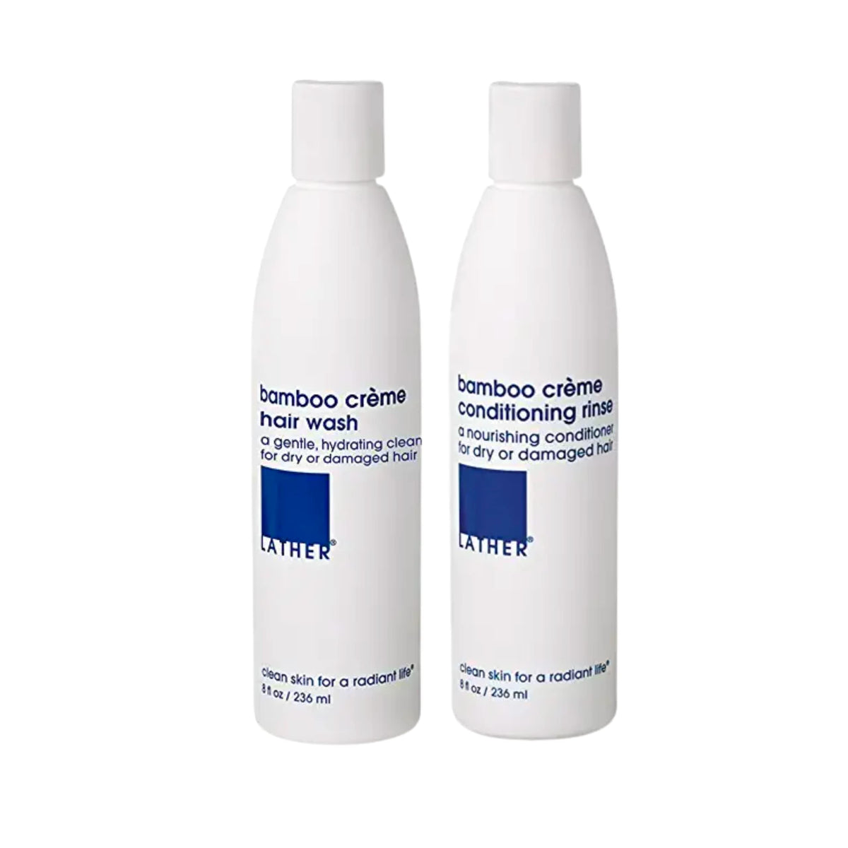 Bamboo Crème Shampoo and Conditioner Set with Essential Oils I245047