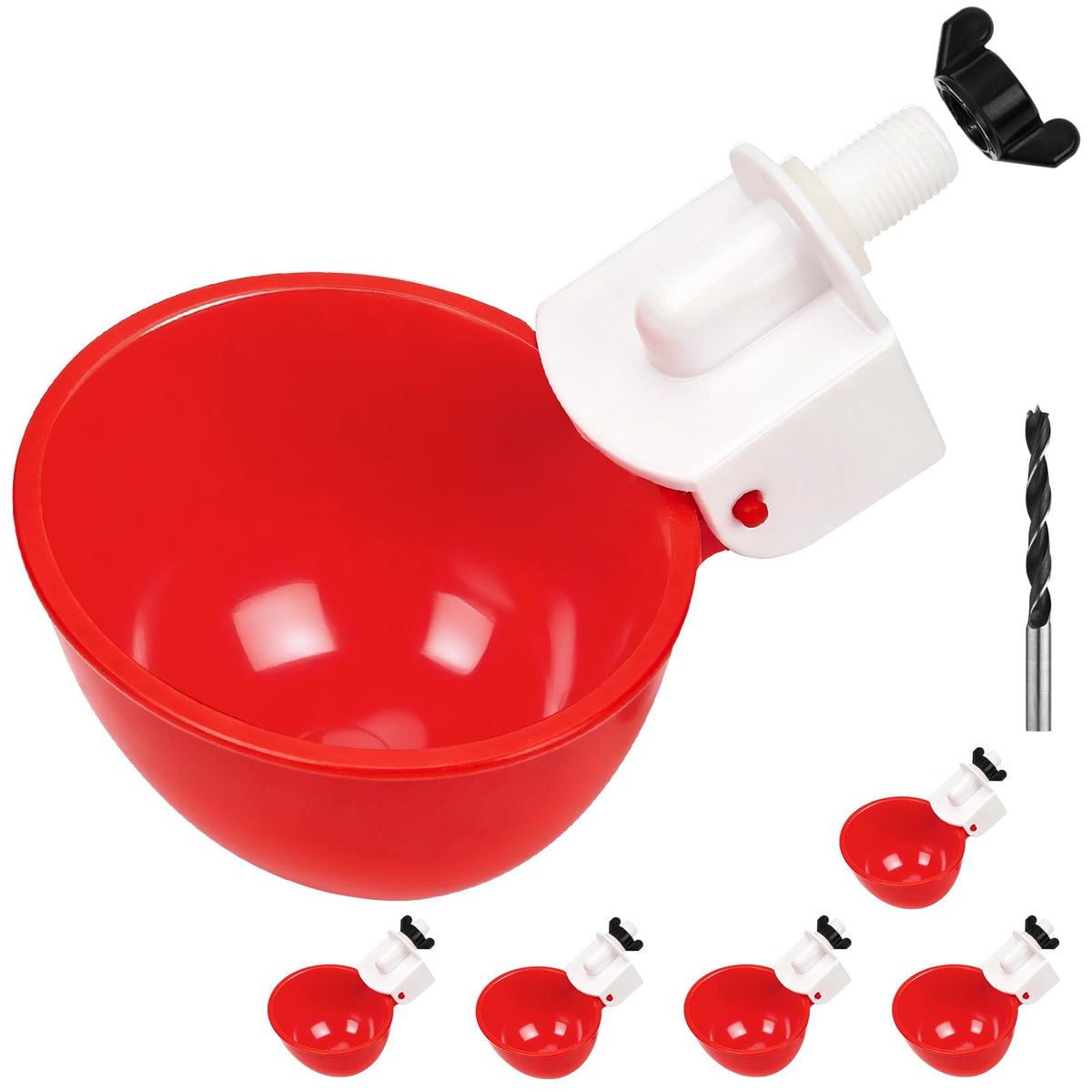 6 Pack Automatic Chicken Waterer Cups P472