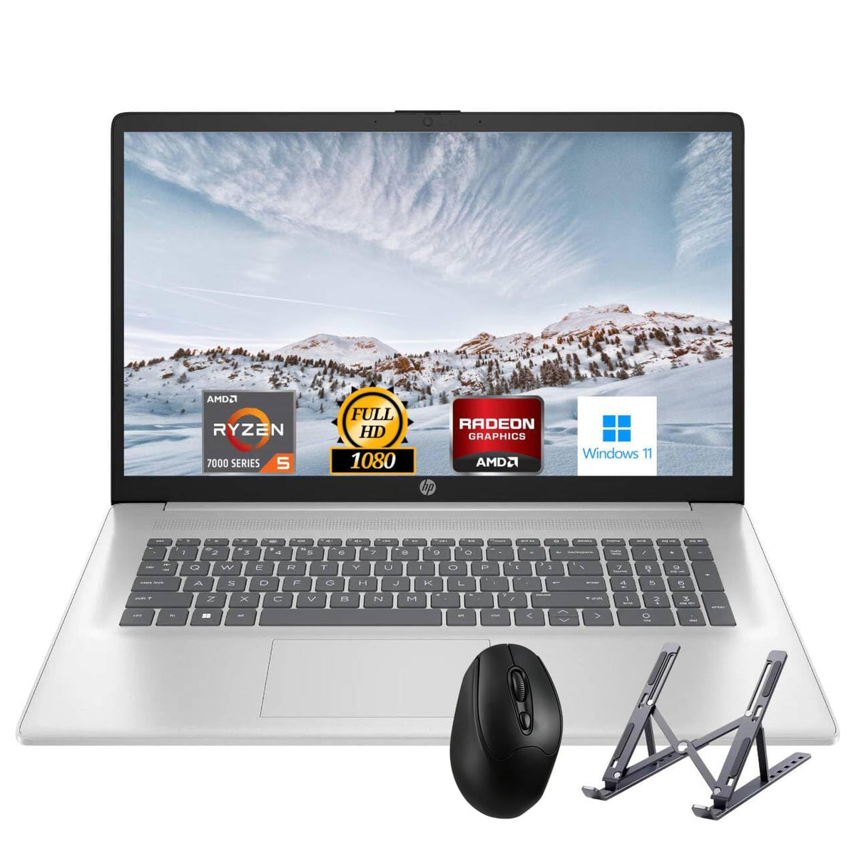 17.3" Full HD Laptop AMD Ryzen 5 32GB RAM 1TB SSD Natural Silver K651900