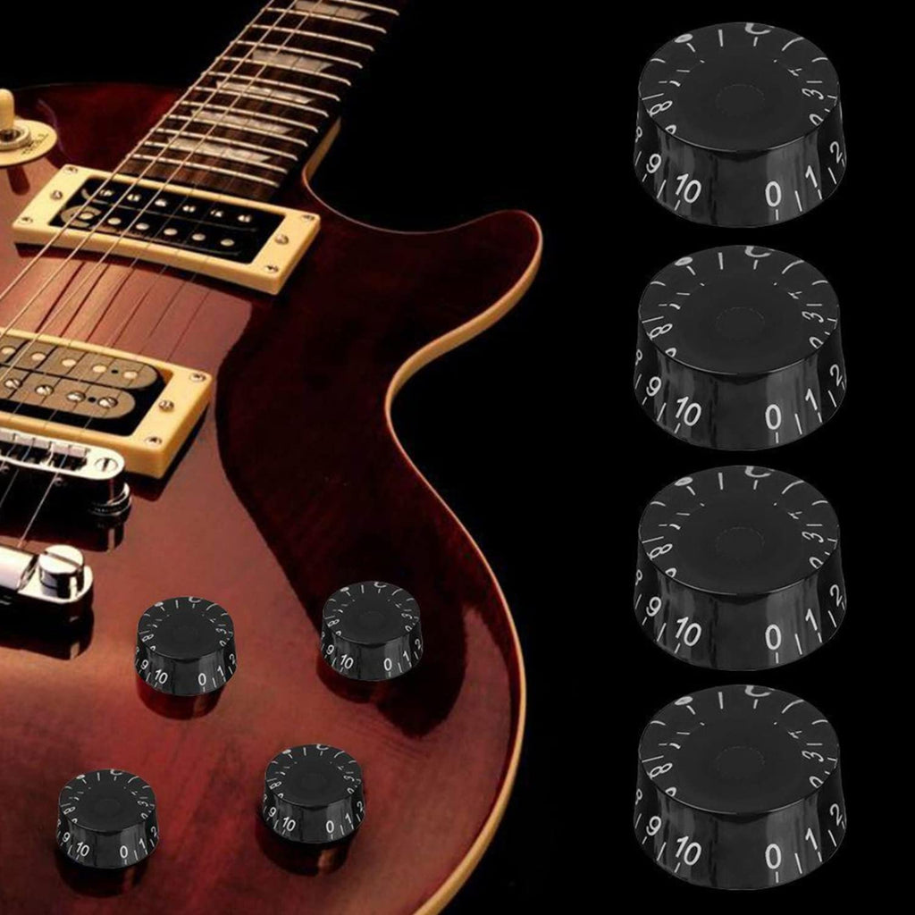 Black Electric Guitar Knobs U490916