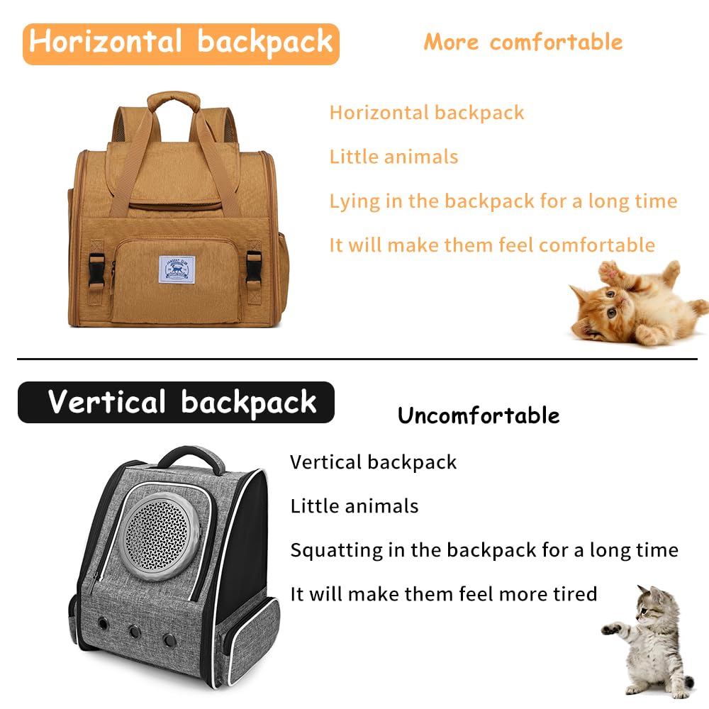 Breathable Collapsible Pet Backpack Carrier E8122