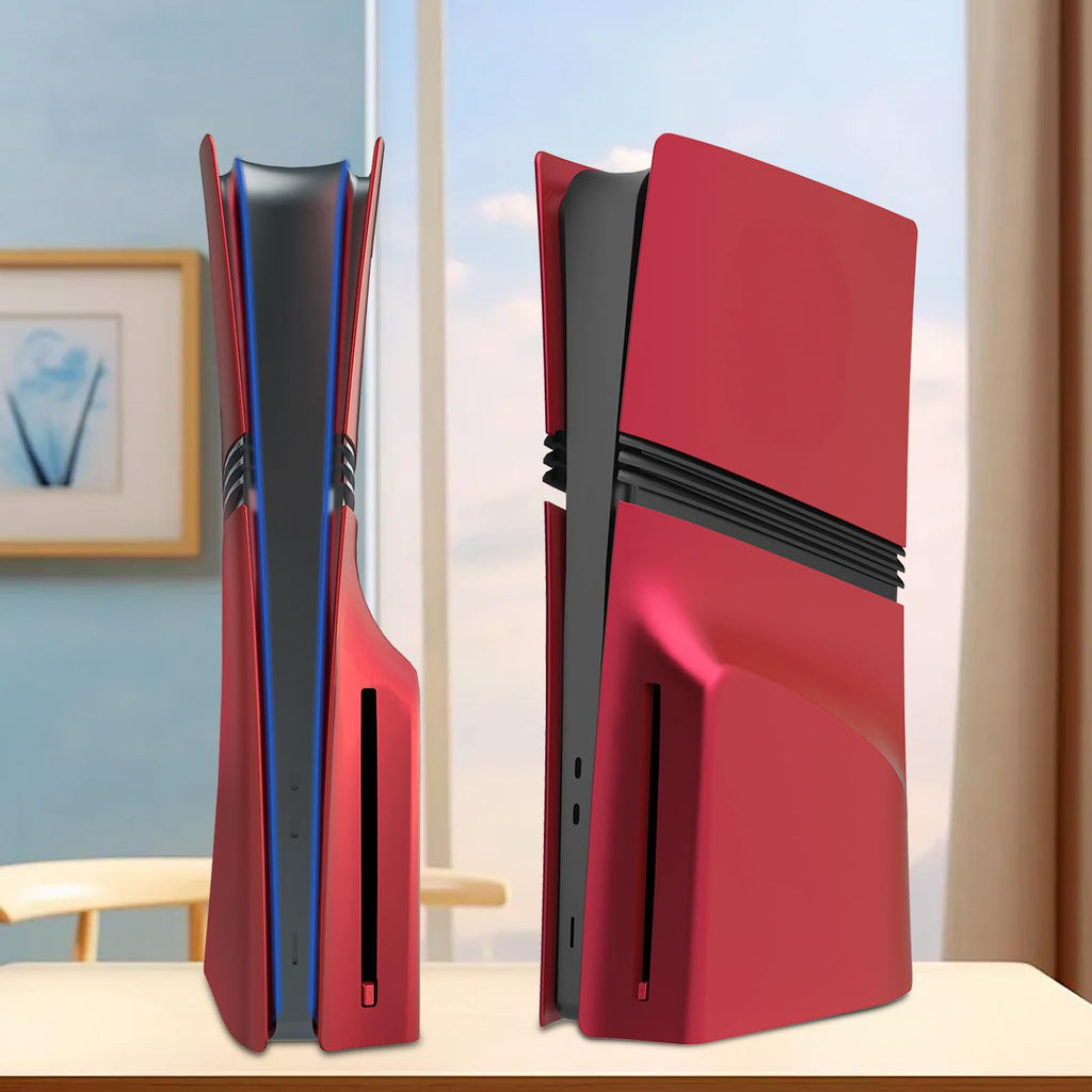 Red Matte ABS PS5 Pro Disc Edition Cover Plates E83935