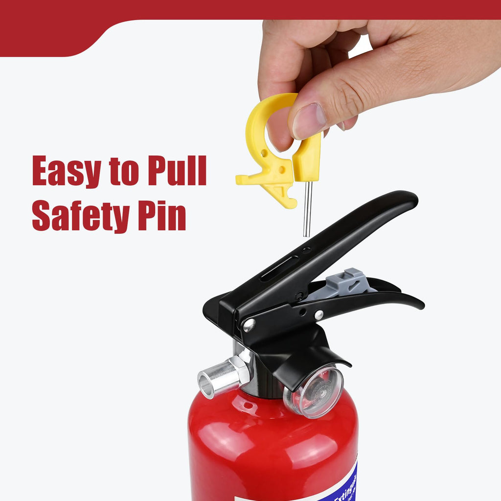 1 Pack 2.5 lb ABC Dry Chemical Fire Extinguisher with Bracket B469