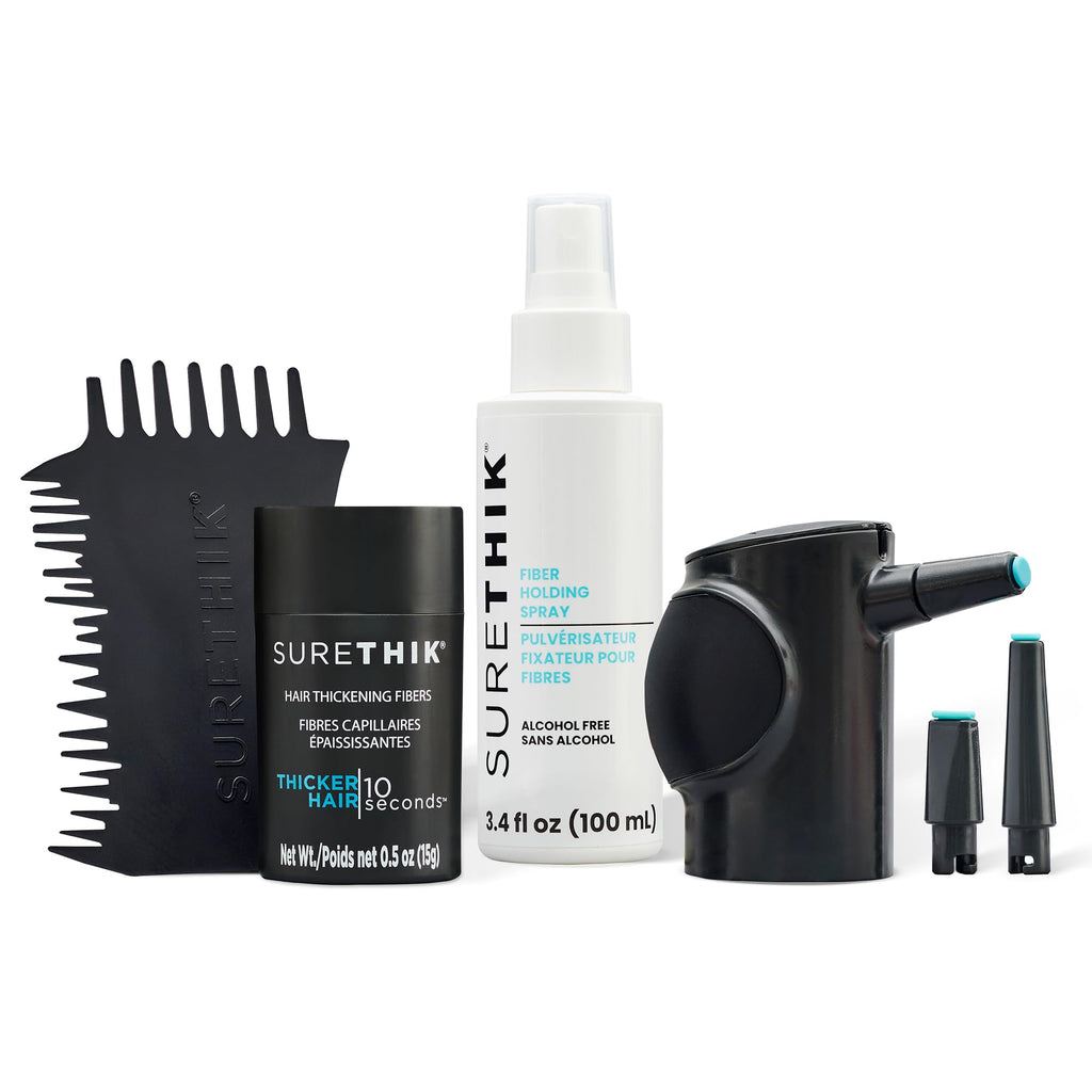 15g Hair Fiber 4 Piece Set with Application Tools Y9378
