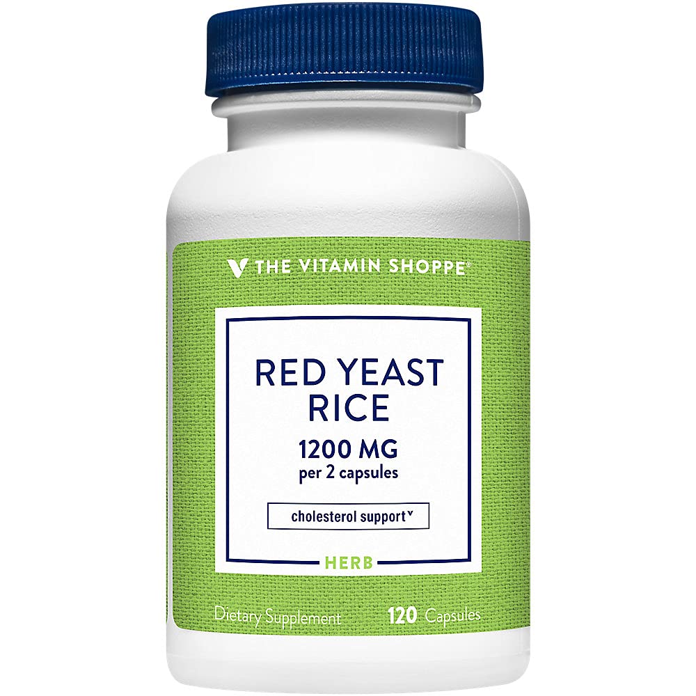Red Yeast Rice 1200 MG 120 Capsules B86534