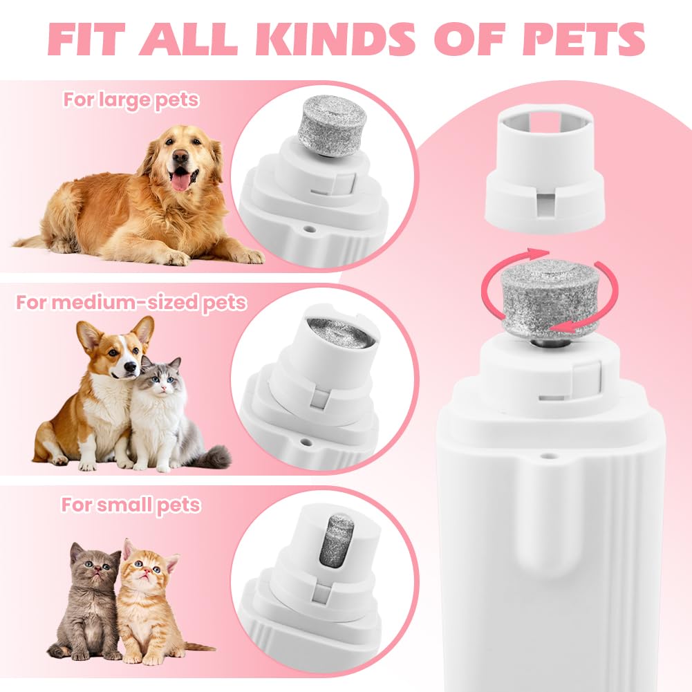 2 in 1 Cat Dog Nail Clippers & Grinder with LED Light X5976
