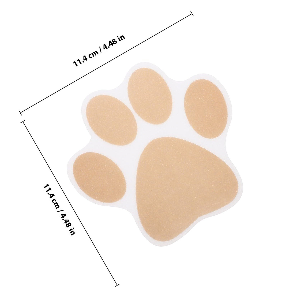 Dog Paw Bathtub Stickers PEVA Anti Slip Decal B855