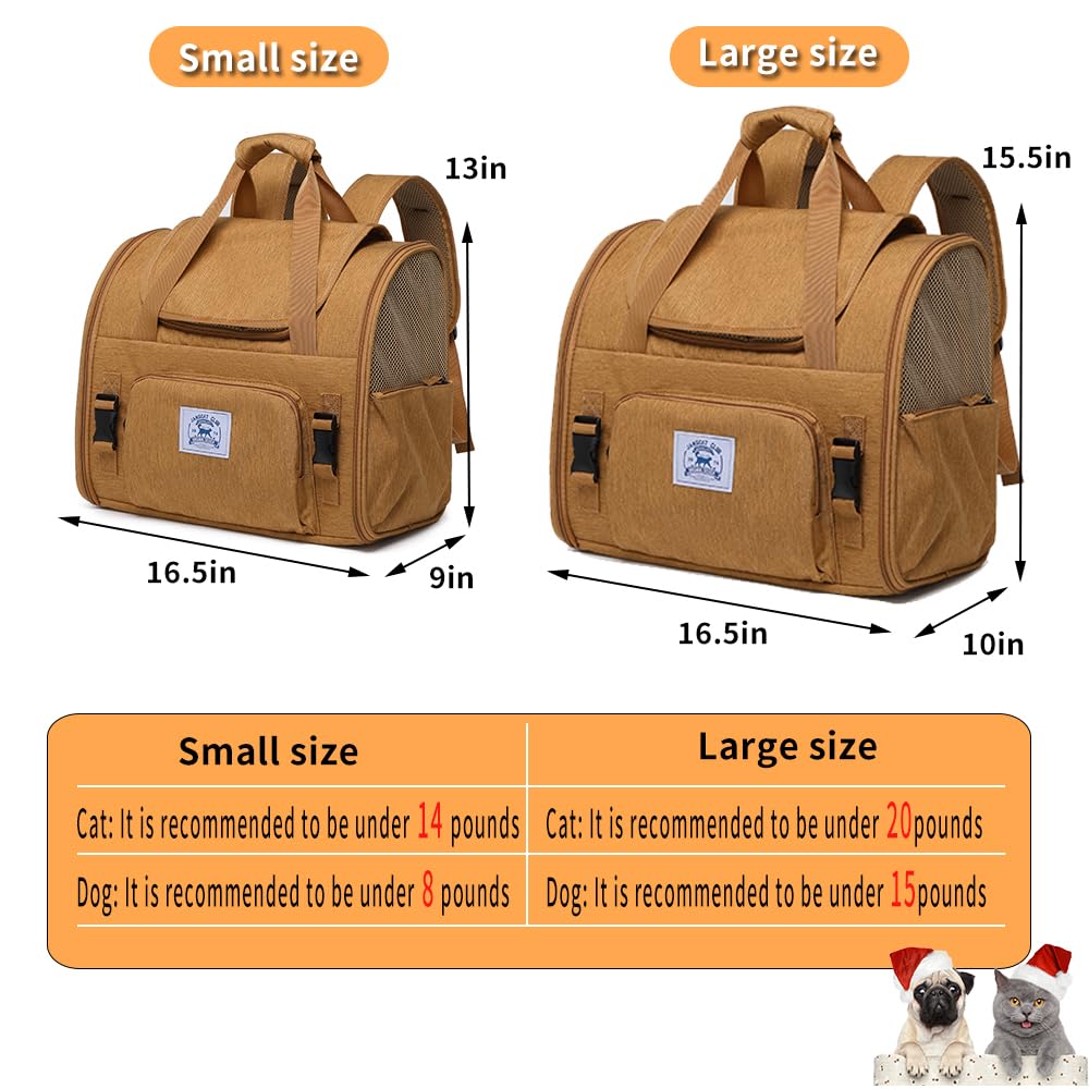 Breathable Collapsible Pet Backpack Carrier E8122