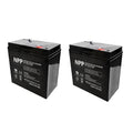 6V 36Ah Rechargeable Sealed Lead Acid Battery 4 Pcs O774560