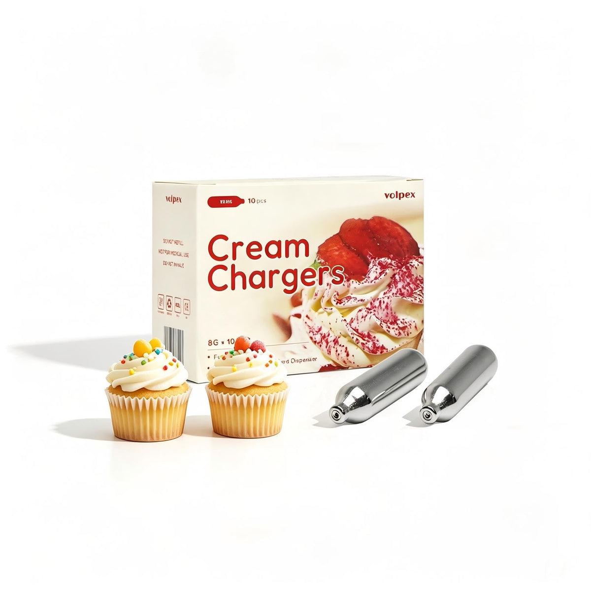 8g Whipped Cream Chargers Food Grade H645253