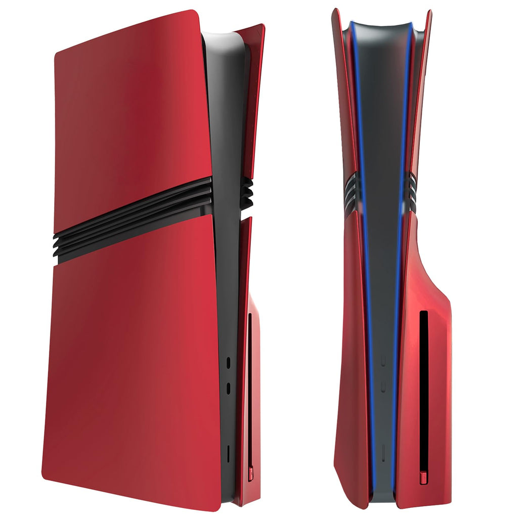 Red Matte ABS PS5 Pro Disc Edition Cover Plates E83935