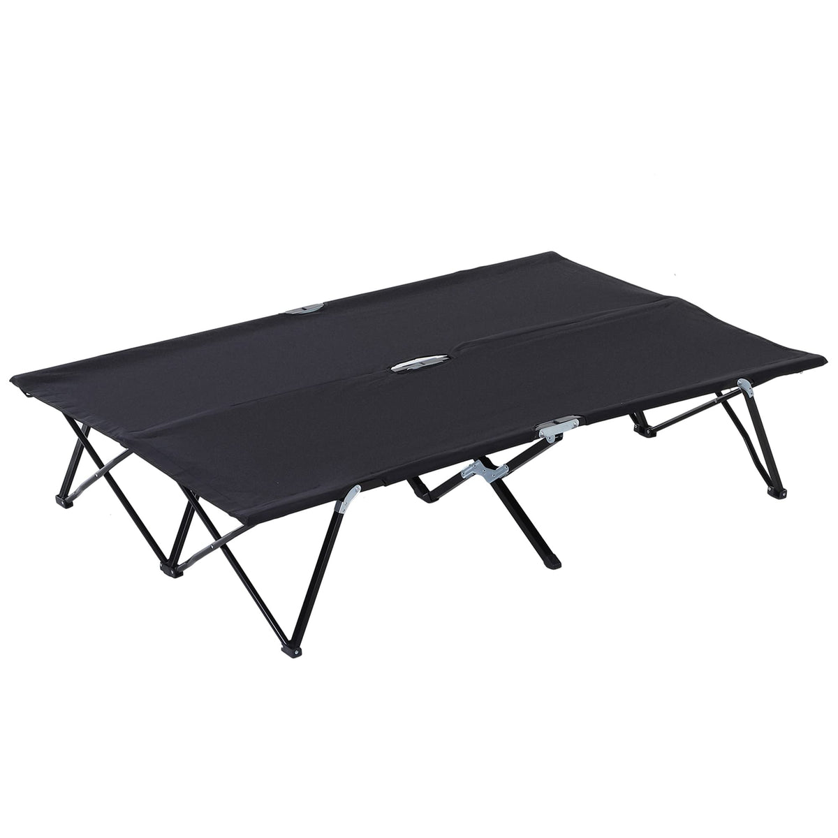 2 Person Folding Camping Cot with Carry Bag, 300 lbs Capacity G29017