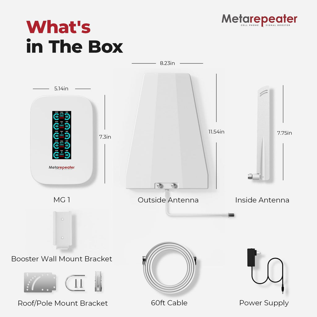 Cell Phone Signal Booster with LCD Display T8096