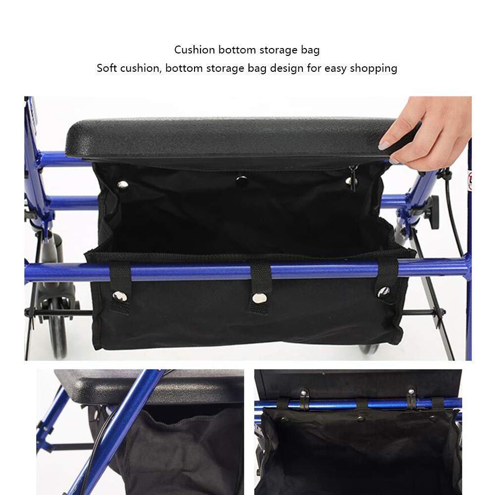 Folding Rollator Walker with Seat C274799