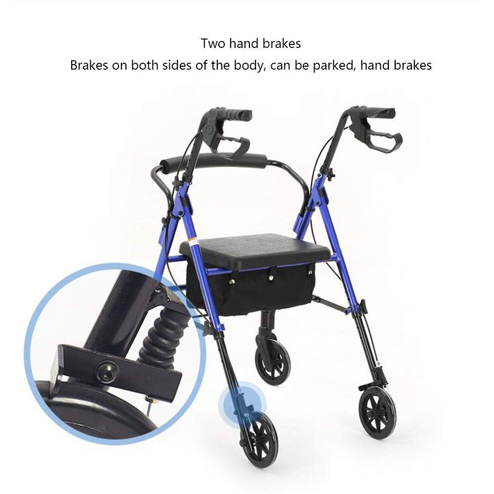 Folding Rollator Walker with Seat C274799
