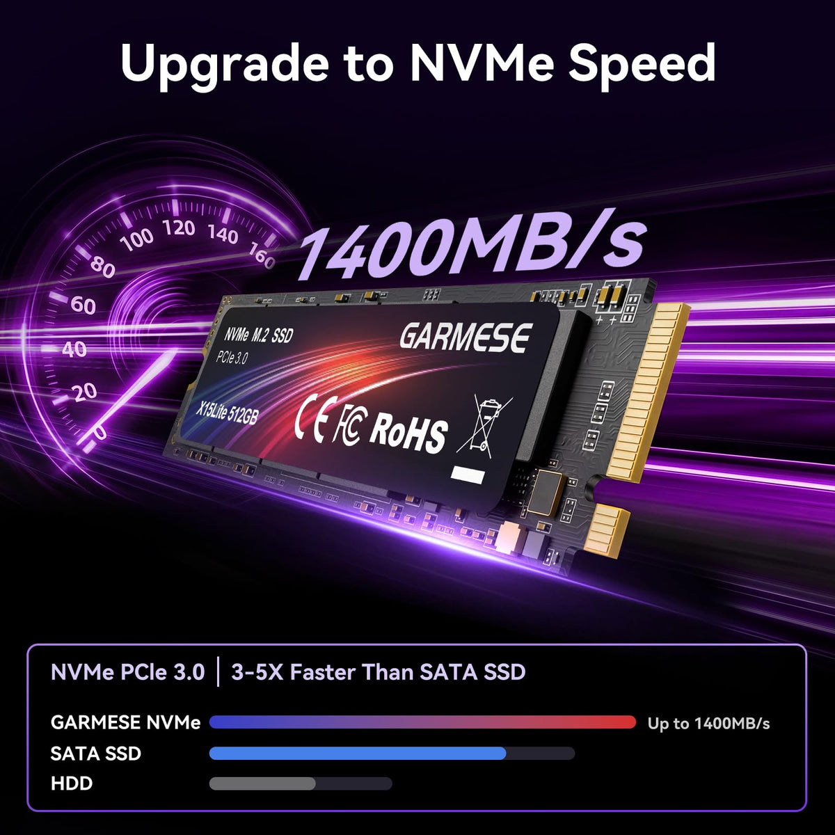 512GB PCIe Gen3x4 NVMe M.2 2280 SSD J89117