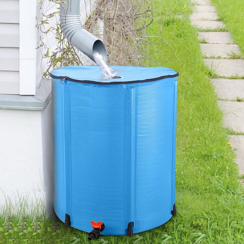 50 Gallon Folding Rain Barrel with Filter T879917