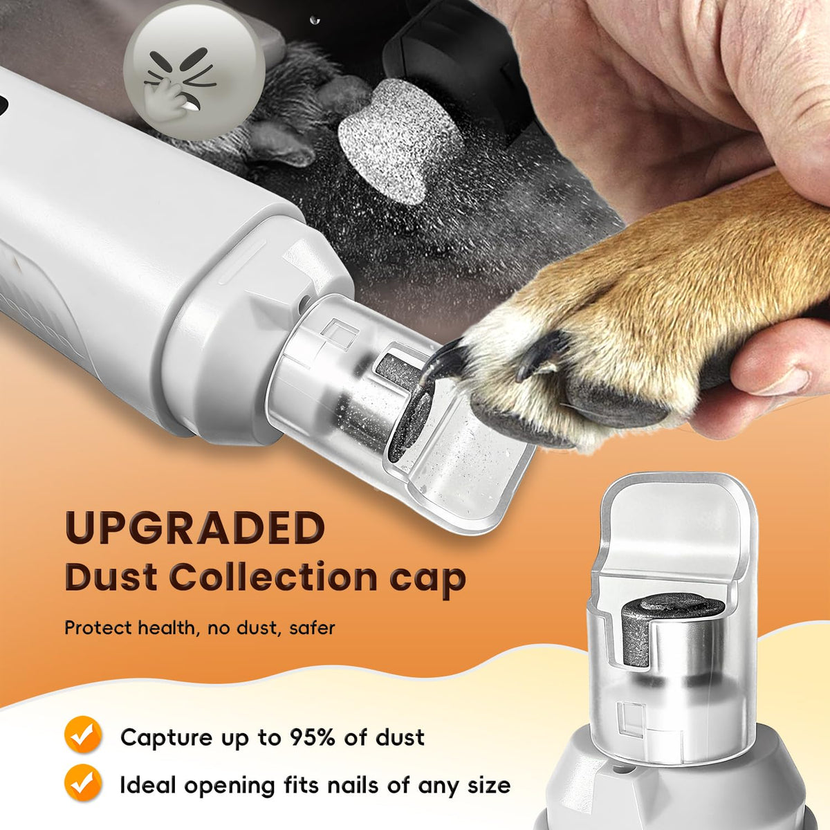 6-Speed Dog Nail Grinder with LED Light X99828