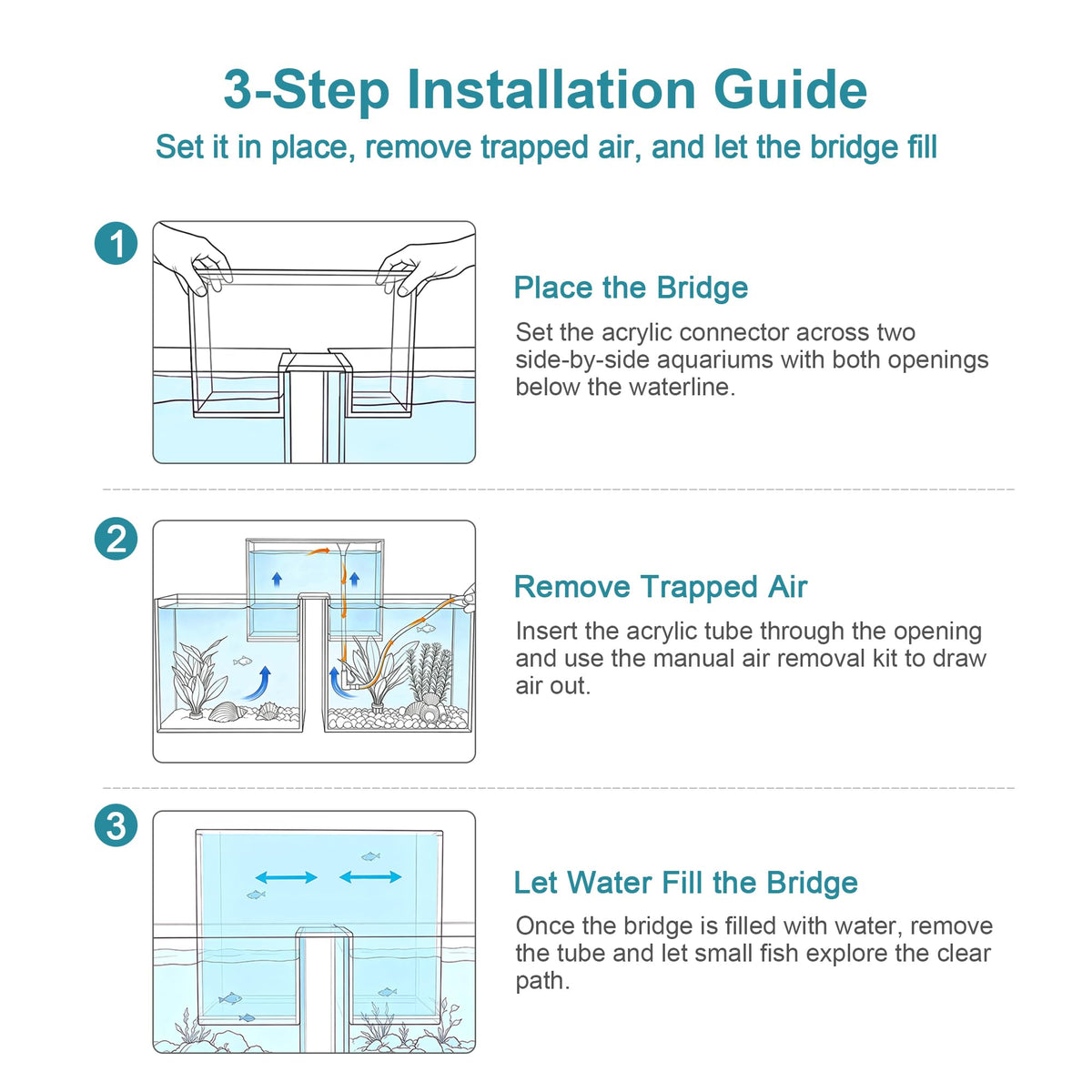 Aquarium Bridge Fish Tank Kit N804
