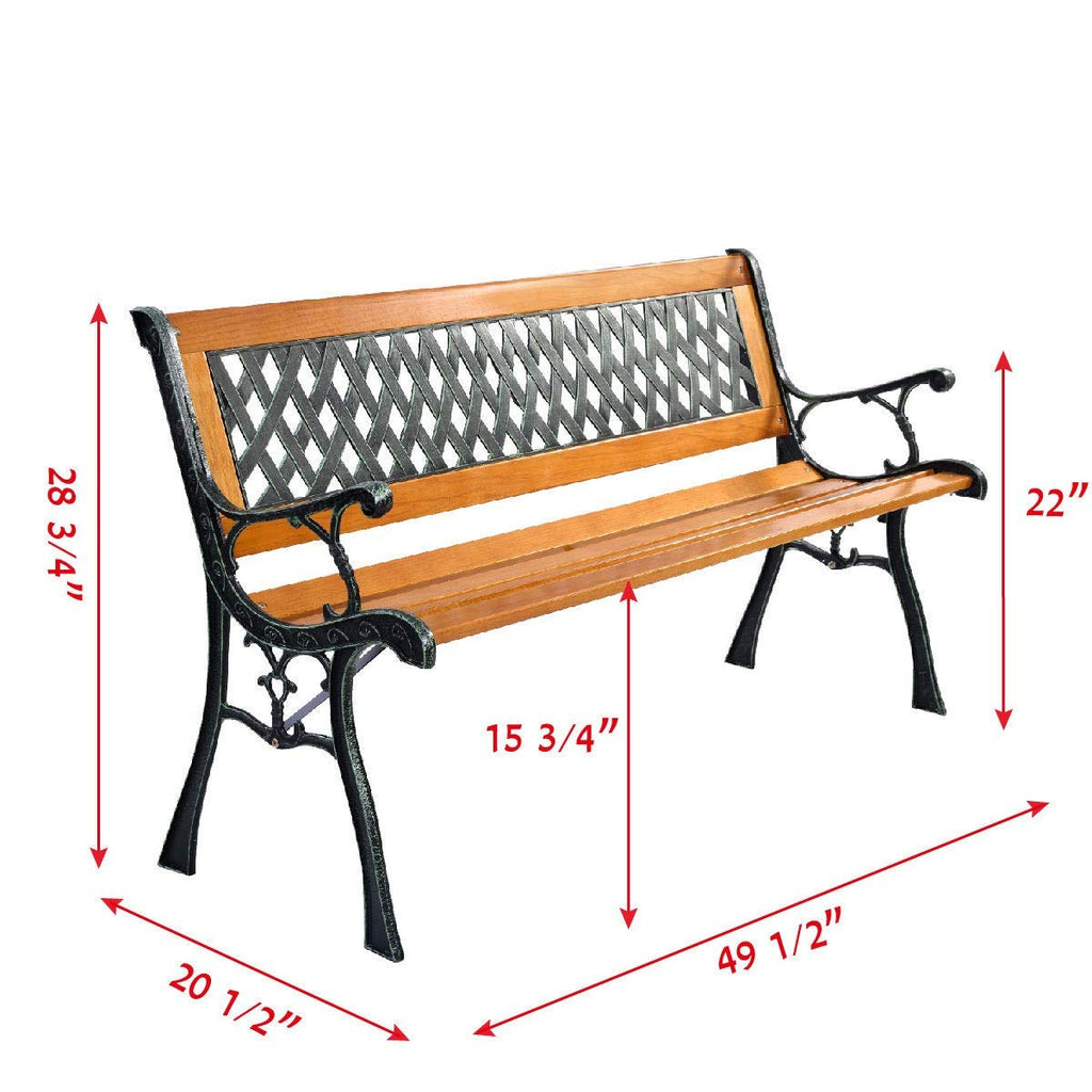 Cast Iron Outdoor Bench O53726