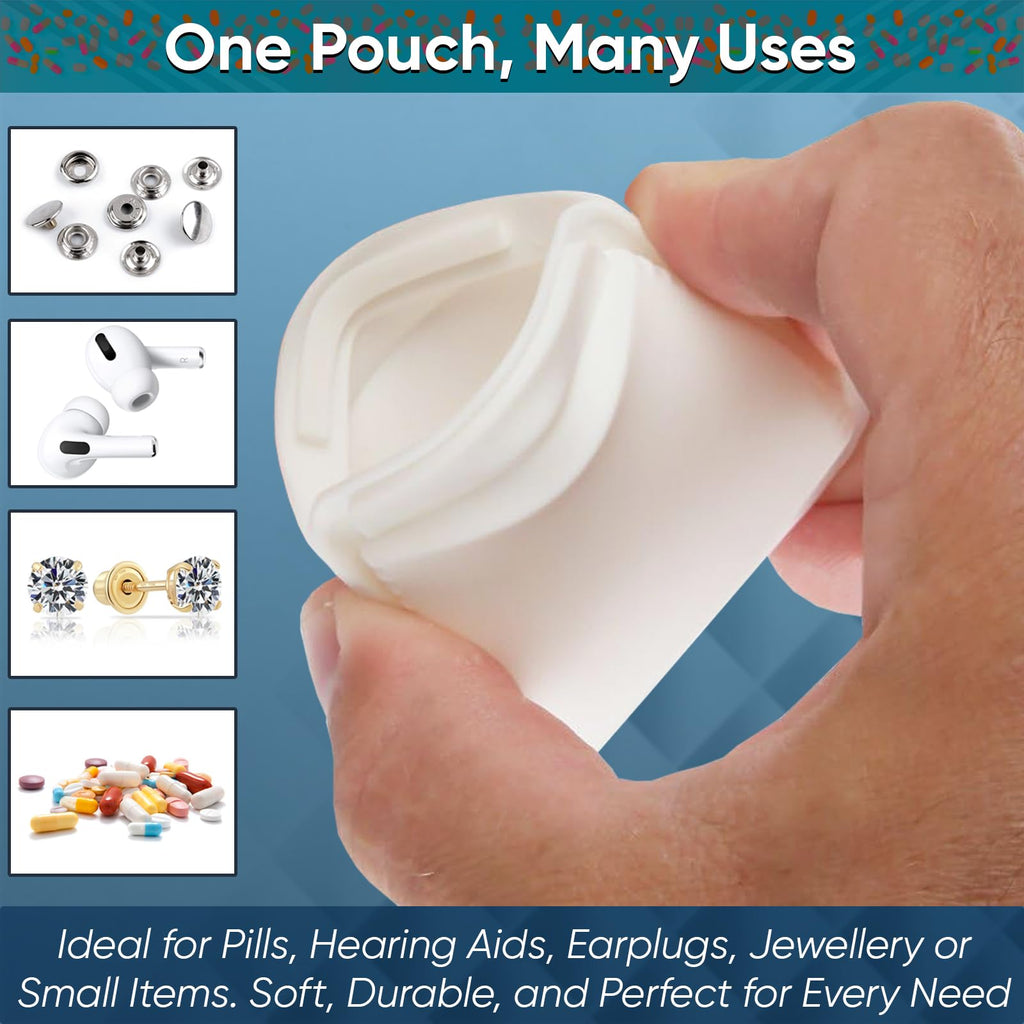 Small Pill Pouch with Easy Open & Secure Closure B645