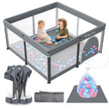 Foldable Baby Play Pen with Mat and Gate L7824