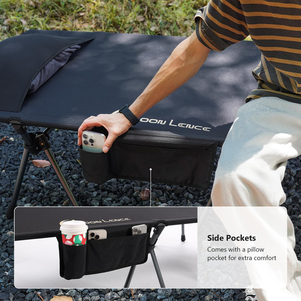 Height Adjustable Folding Camping Cot Q86444