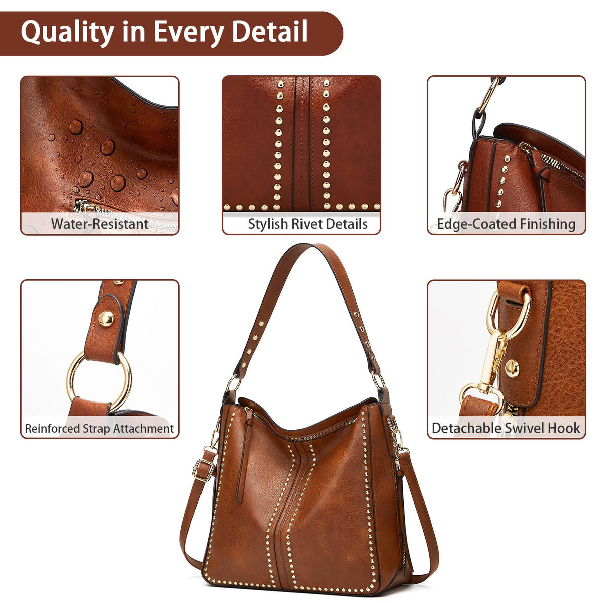 Studded Purse and Wallet Set C987053